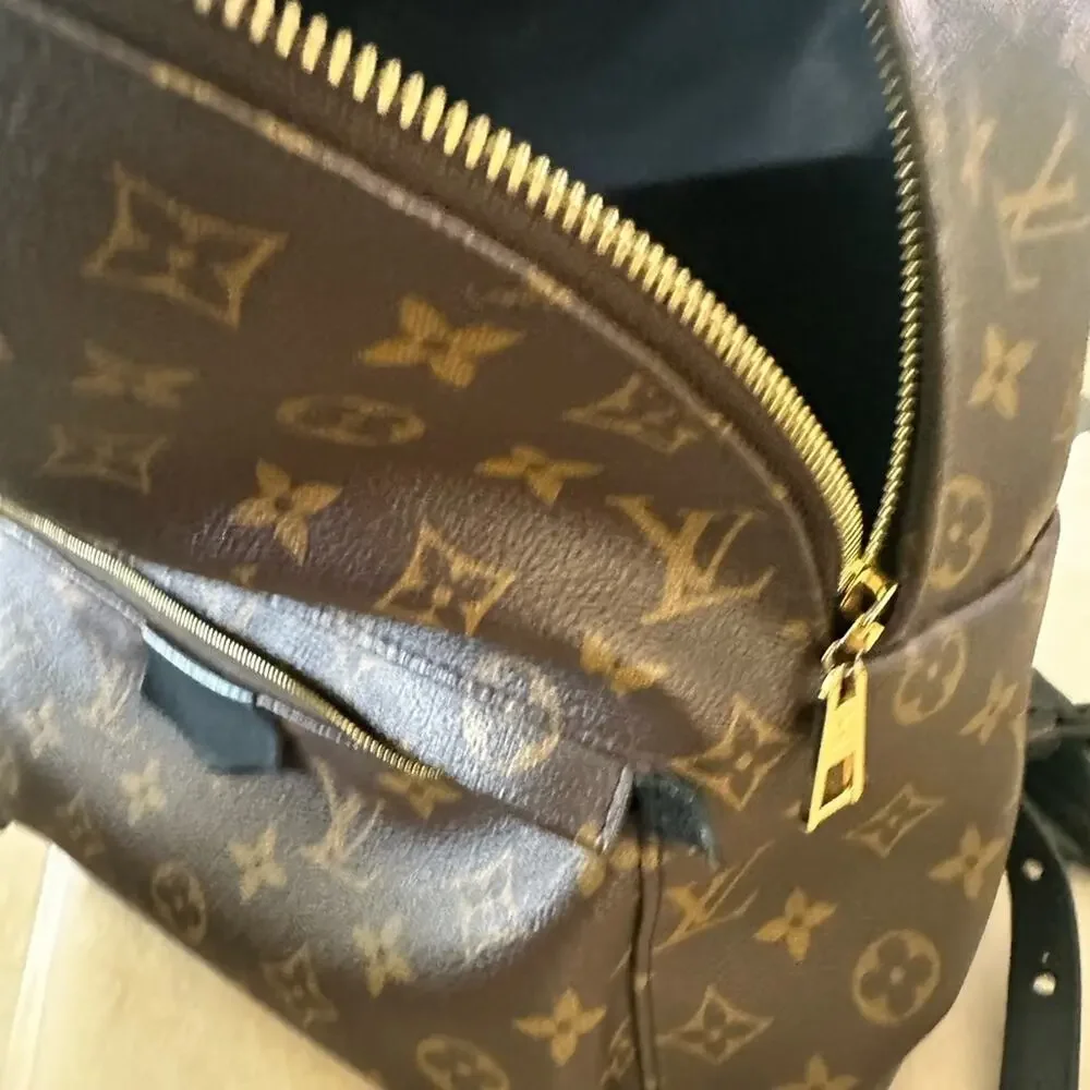 Louis Vuitton backpack palm spring MM with box and dust bag authentic - Picture 8 of 16